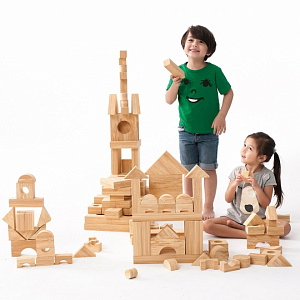 Конструктор Weplay «Softwood Blocks» 152 детали