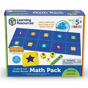 Математический коврик Learning Resources «Math Pack» дня набора Робот-мышь