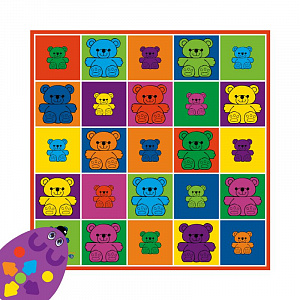 Тематическое поле Learning Resources «Семейка медведей. Цвета»