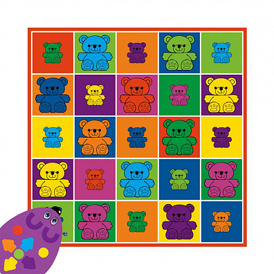 Тематическое поле Learning Resources «Семейка медведей. Цвета»