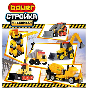 Конструктор «Строительные машины» 349 деталей